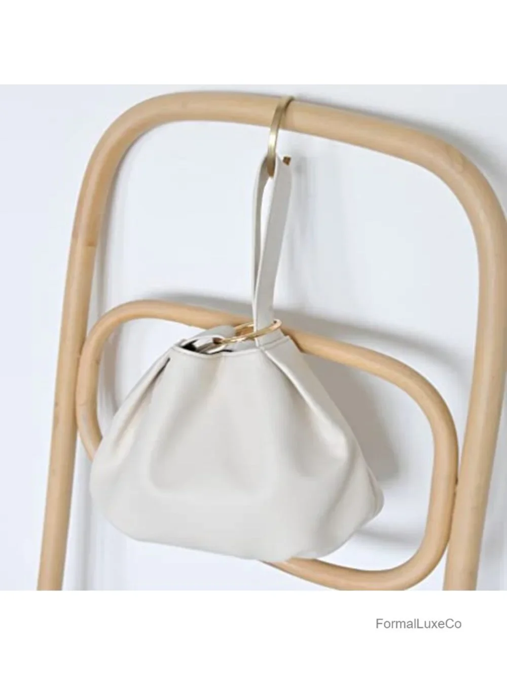 Hobo Top Handle Bag Faux Leather Clutch Wristlet Small Tote